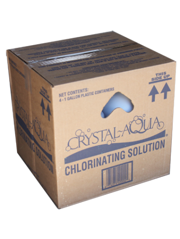 Case of Bison Liquid Chlorine - 4 Gallons