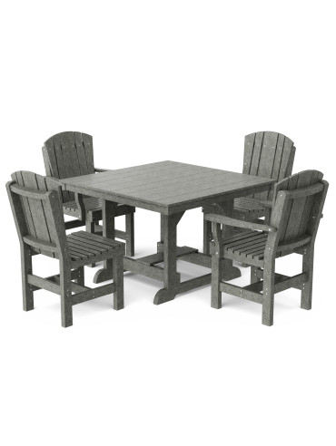Heritage 5-Piece 44" x 44" Dining Set