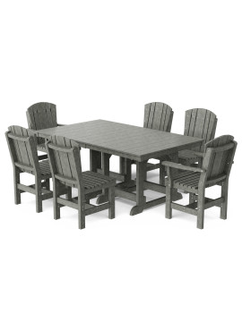 Heritage 7-Piece 44" x 72" Dining Set