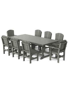 Heritage 9-Piece 44" x 94" Dining Set